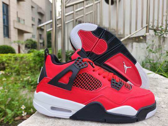 Air Jordan 4 Red Black Men's Women's Basketball Shoes AJ4-41 - Click Image to Close